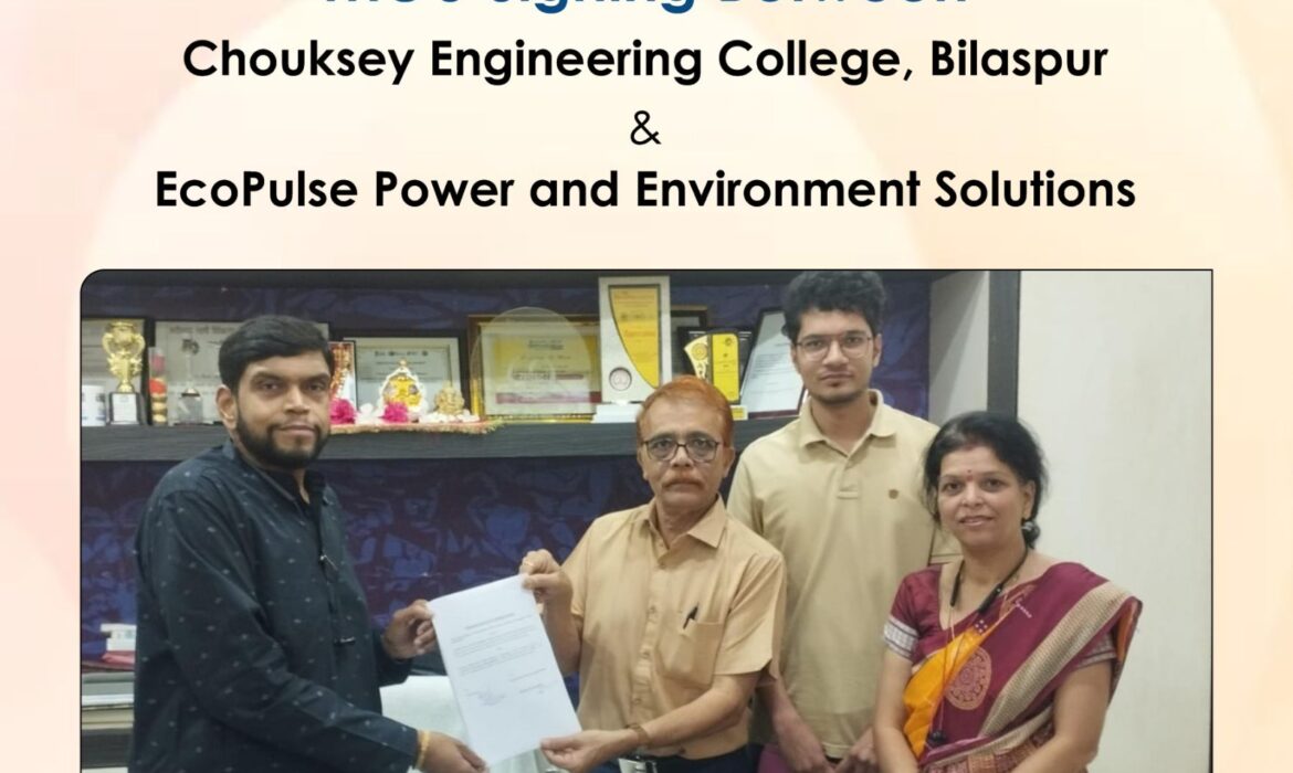 MOU Signed Between CEC Bilaspur and EcoPulse Power